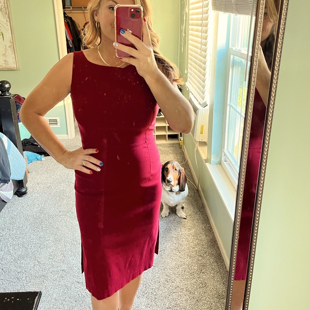 Beautiful red stretchy dress